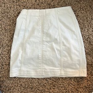 white pencil free people skirt